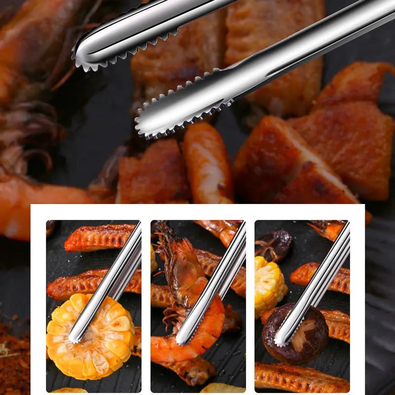 Grillax™ - Pince Grillades Inox - Cuisiner S'amuser